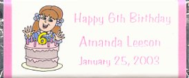 6th Birthday Party Favor